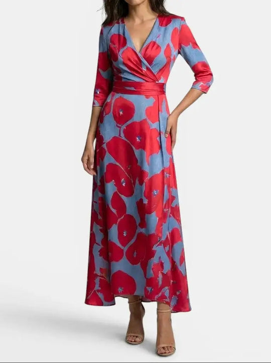 Sapphire Flow Maxi Dress