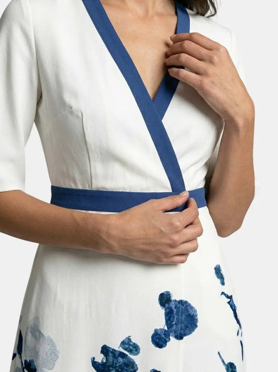 Sapphire Flow Maxi Dress