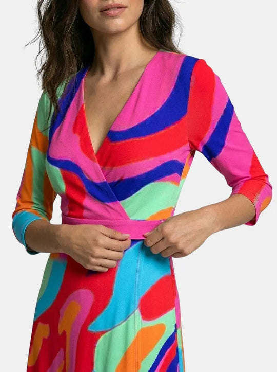 Sapphire Flow Maxi Dress