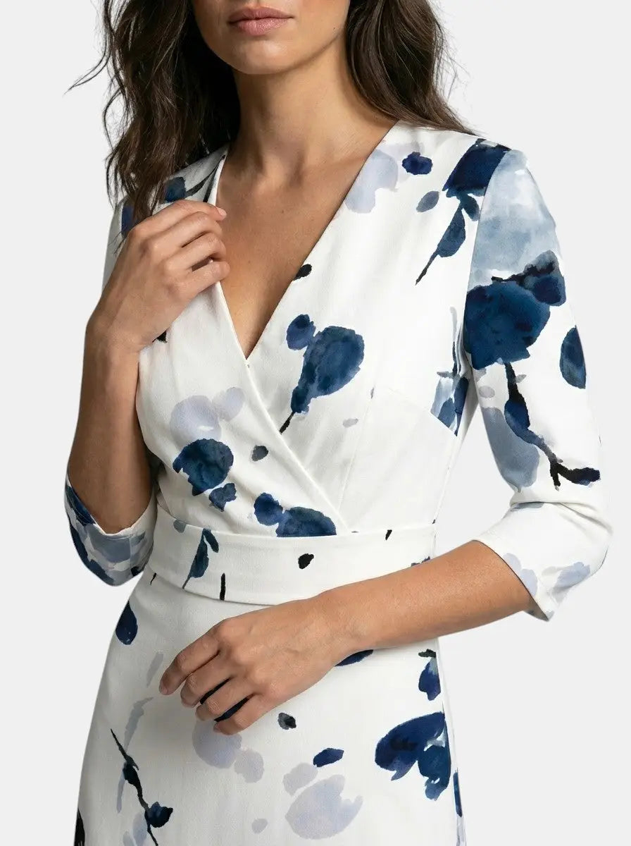 Sapphire Flow Maxi Dress