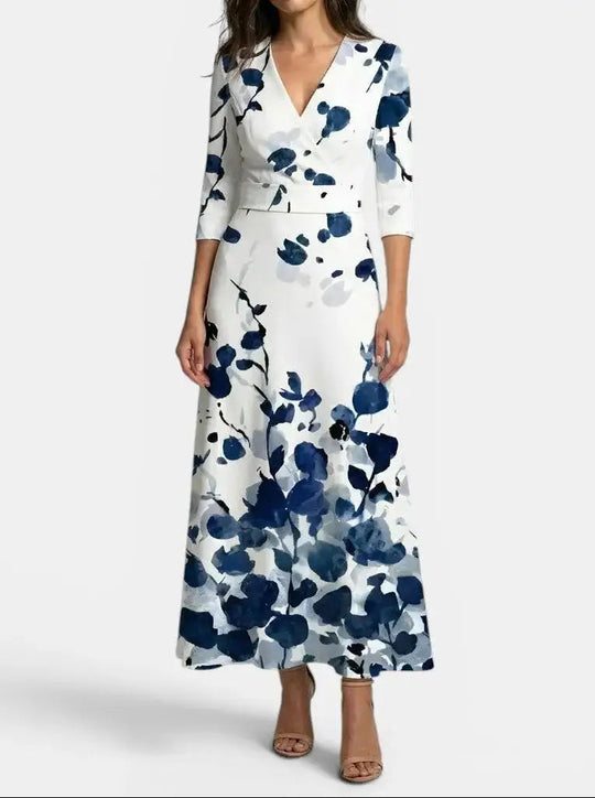 Sapphire Flow Maxi Dress