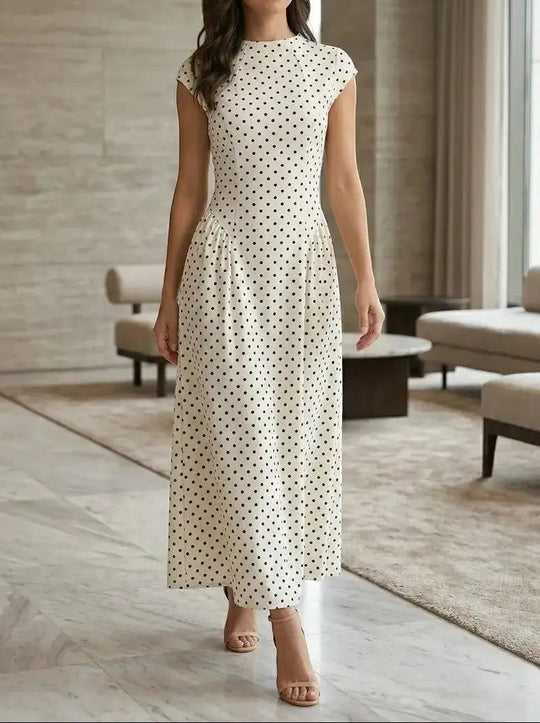 Maryrose Polka Dot Maxi Dress