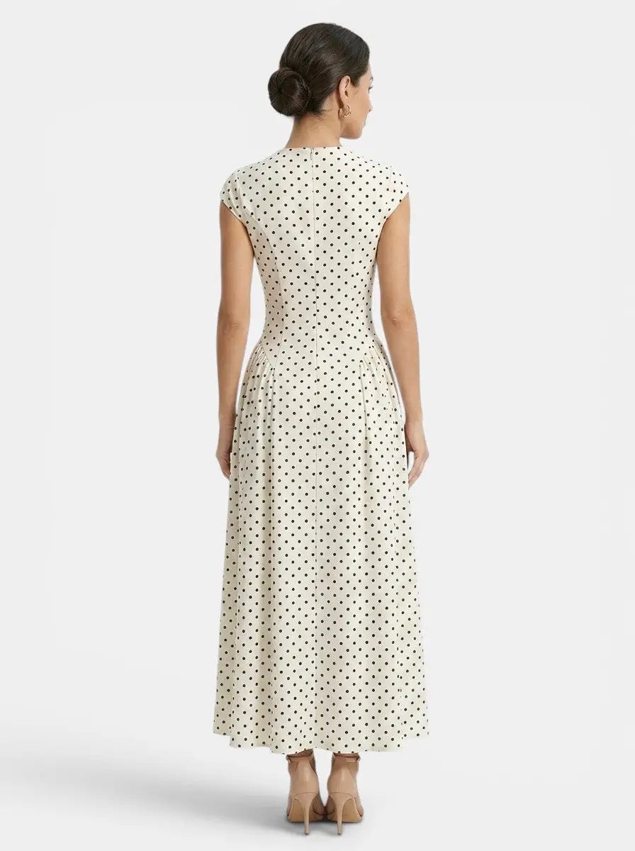 Maryrose Polka Dot Maxi Dress