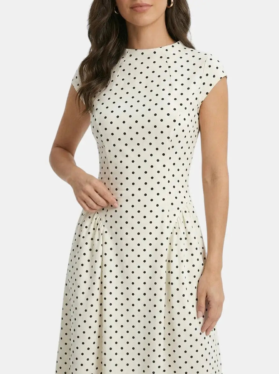 Maryrose Polka Dot Maxi Dress