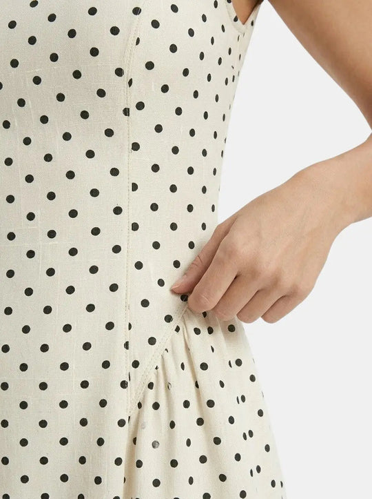 Maryrose Polka Dot Maxi Dress