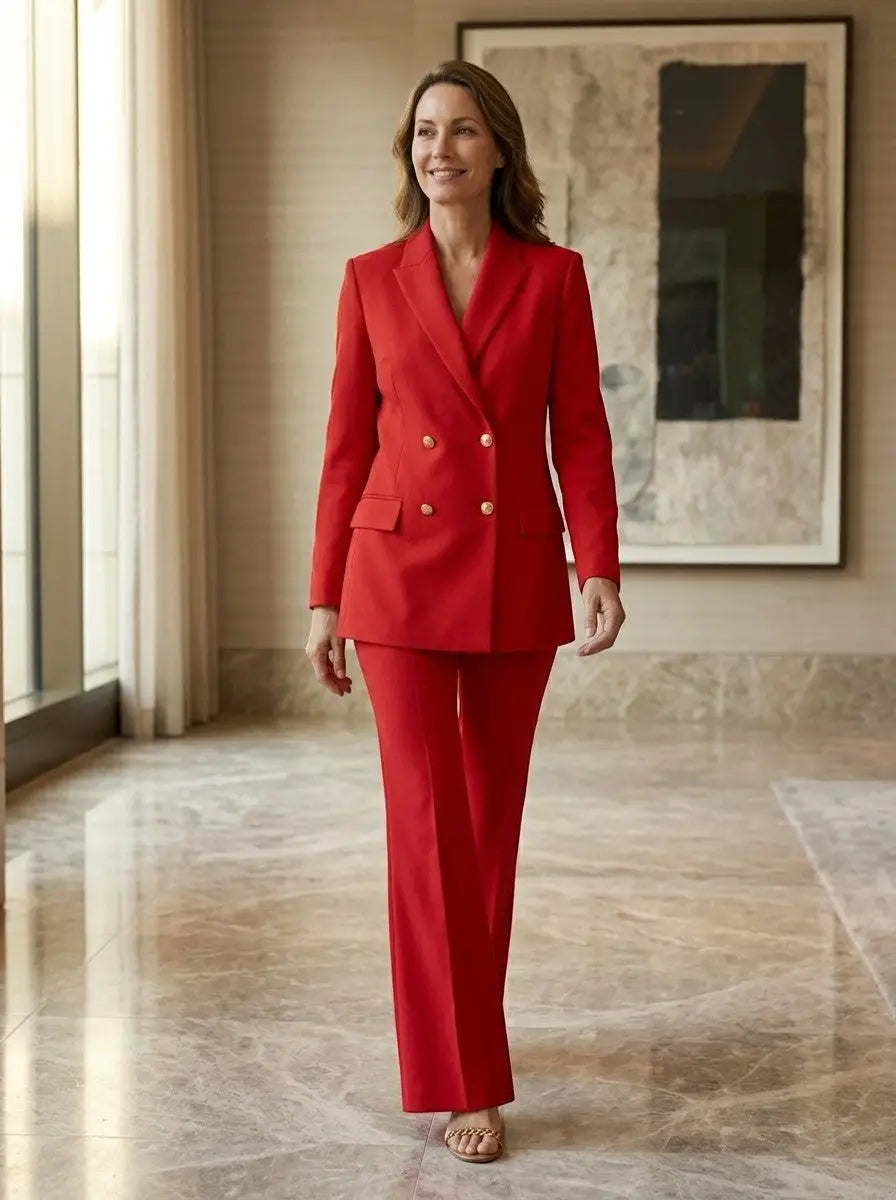 Elyra High Waist Trouser Suit