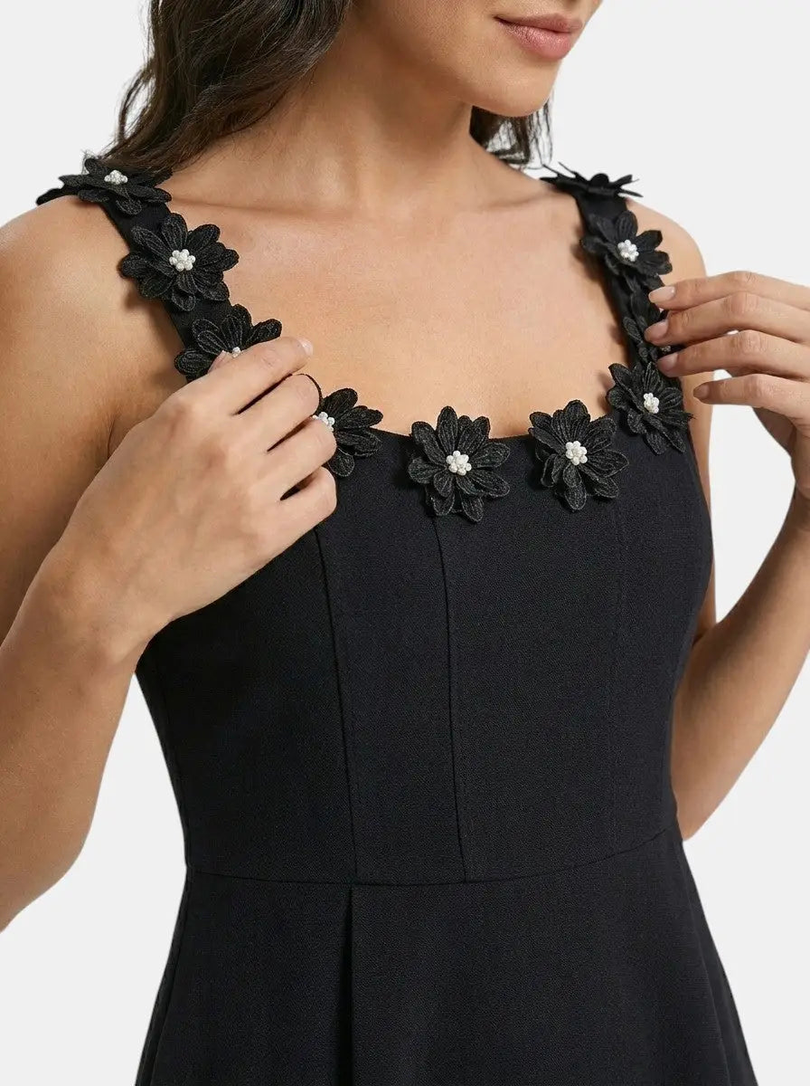 Poppy Square Neck Mini Dress