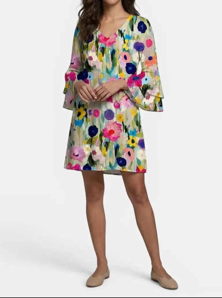 Freesia Floral Mini Dress