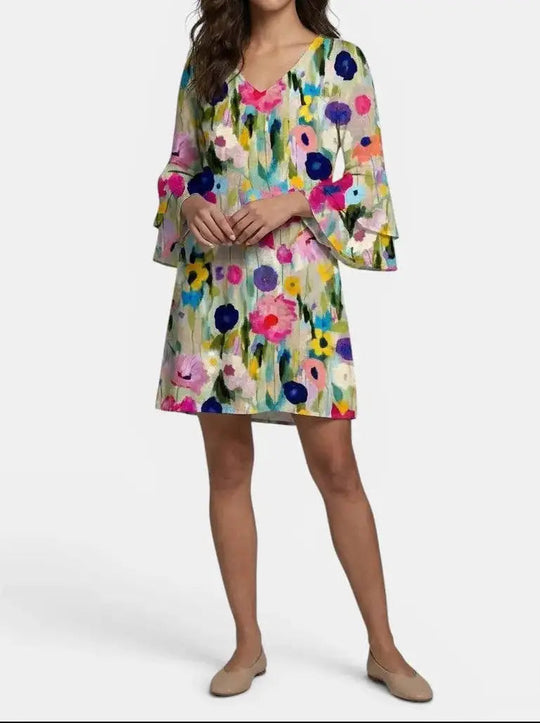 Freesia Floral Mini Dress