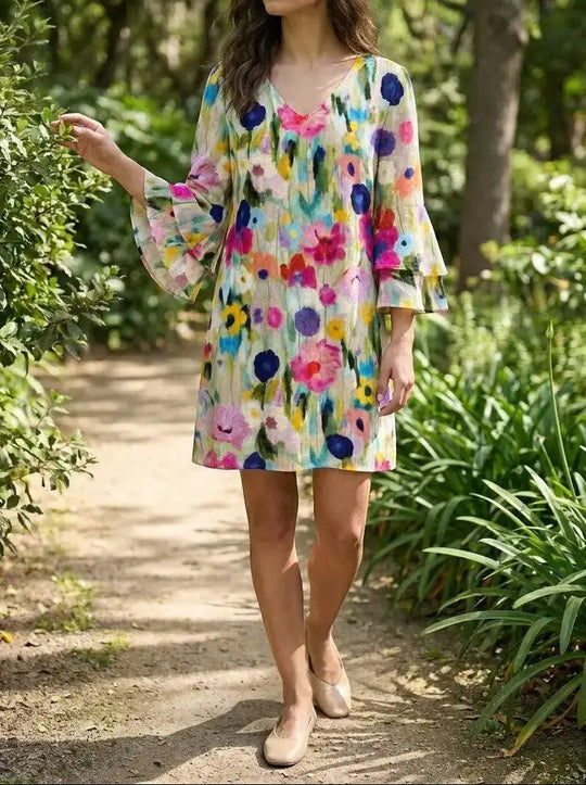 Freesia Floral Mini Dress