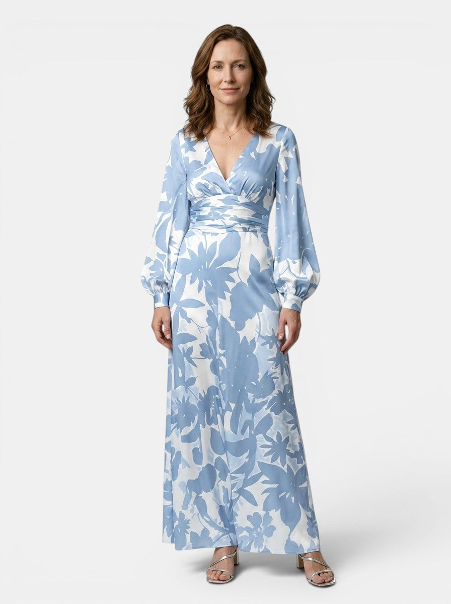Fleur Flowing Fabric Maxi Dress