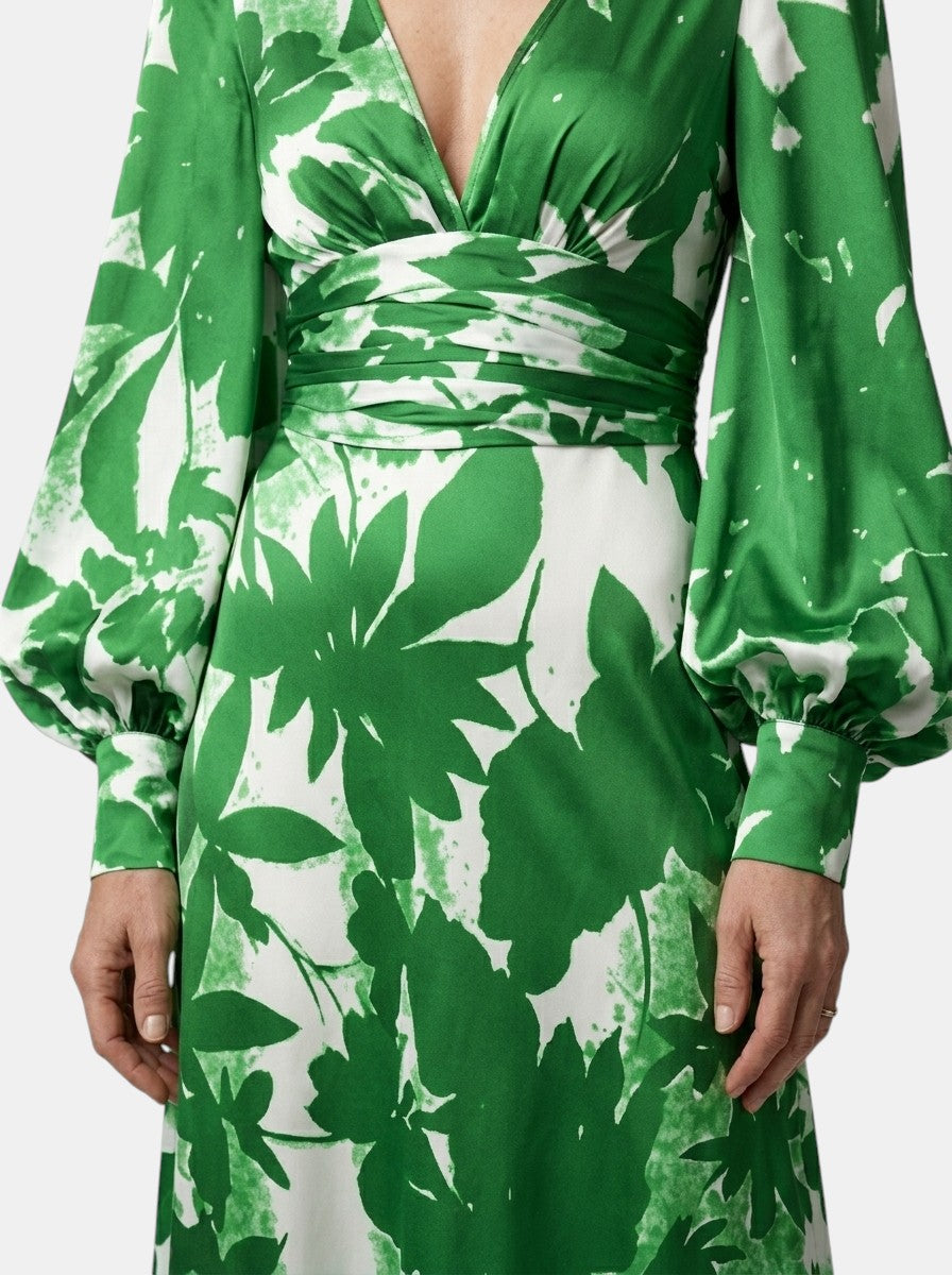 Fleur Flowing Fabric Maxi Dress