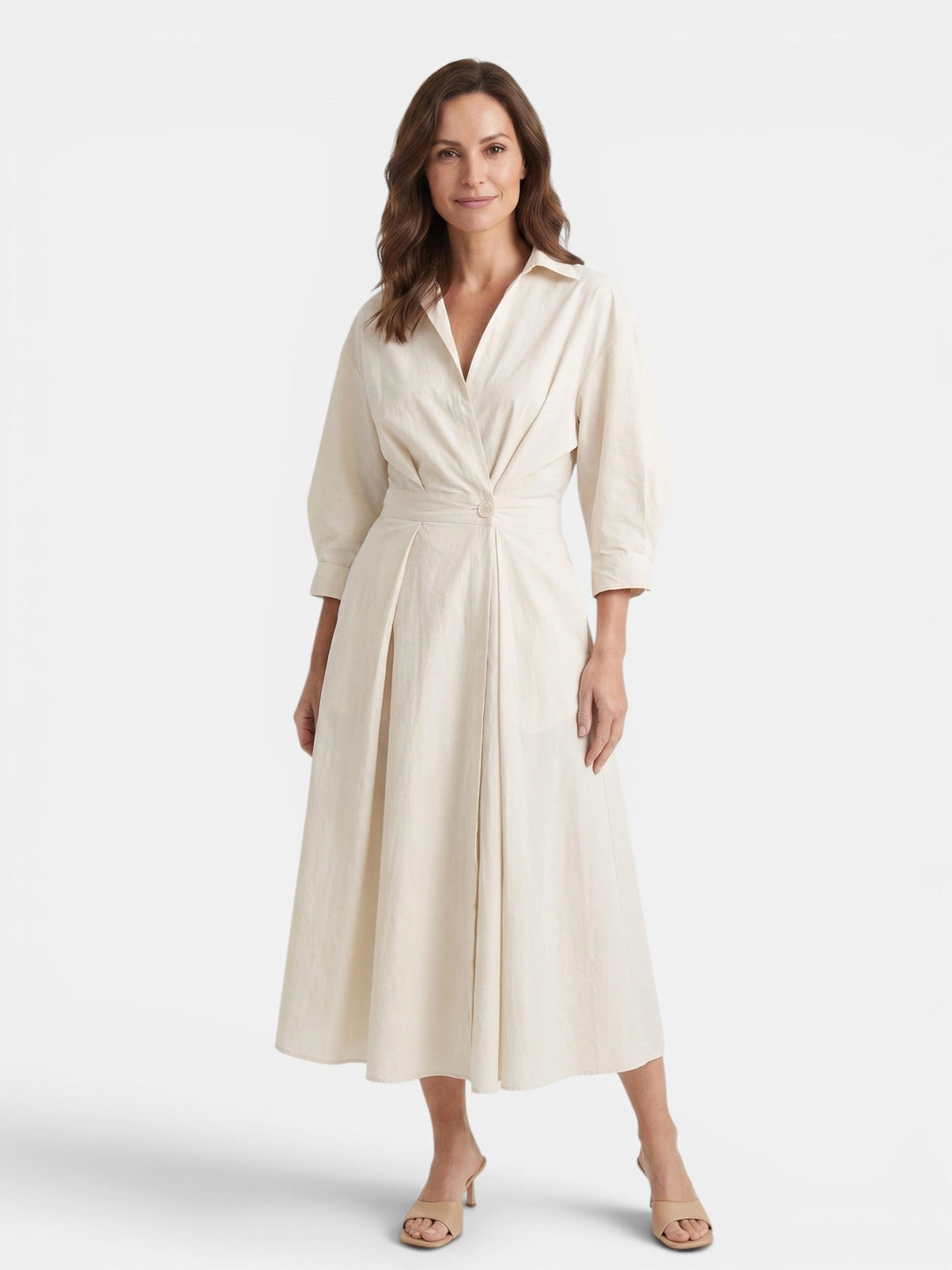 Stary Flowing Airy Gown