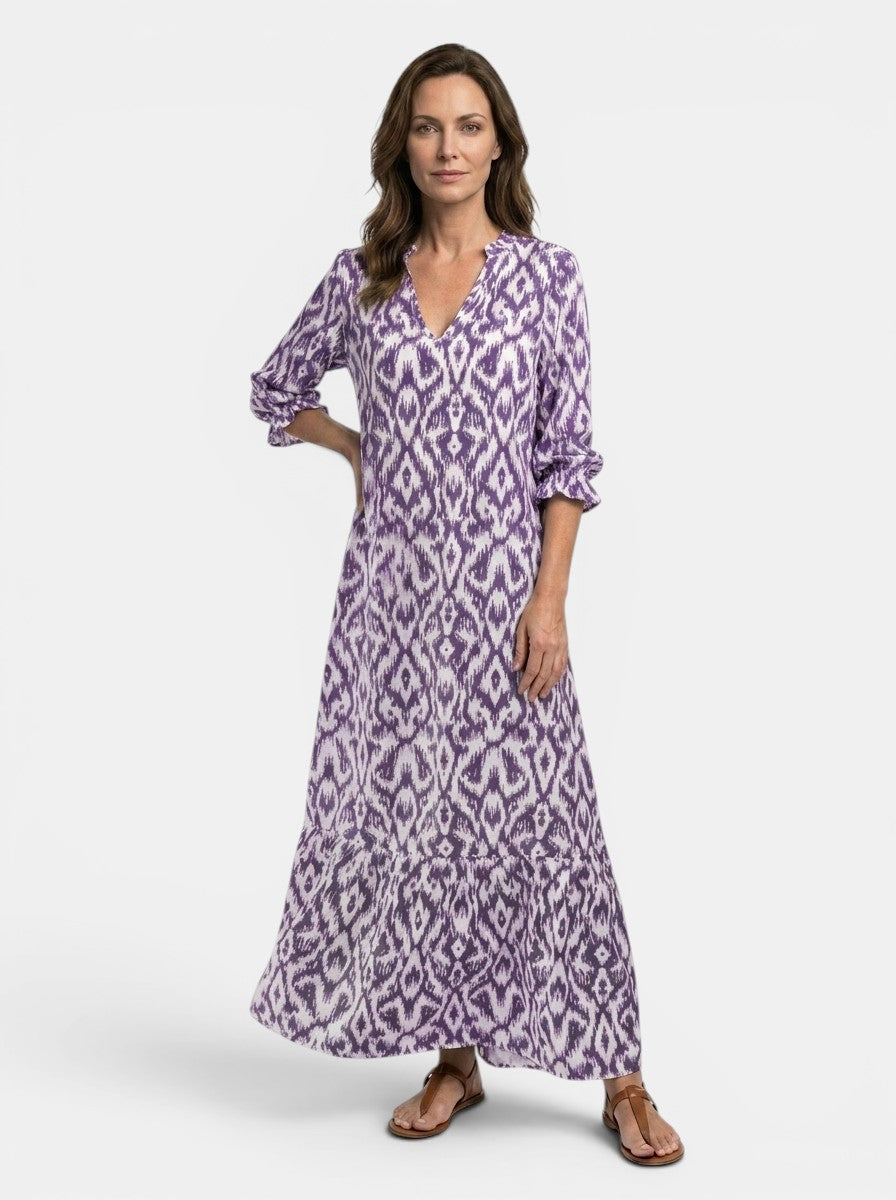 Velvette Flowing Viscose Maxi Dress