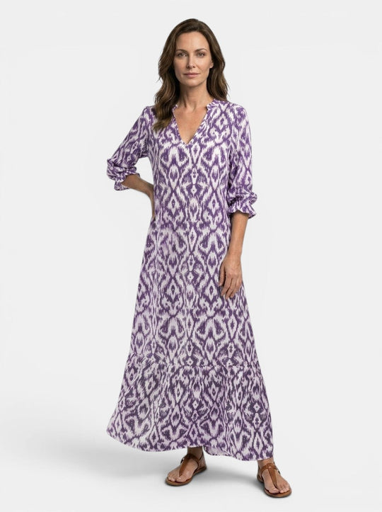Velvette Flowing Viscose Maxi Dress