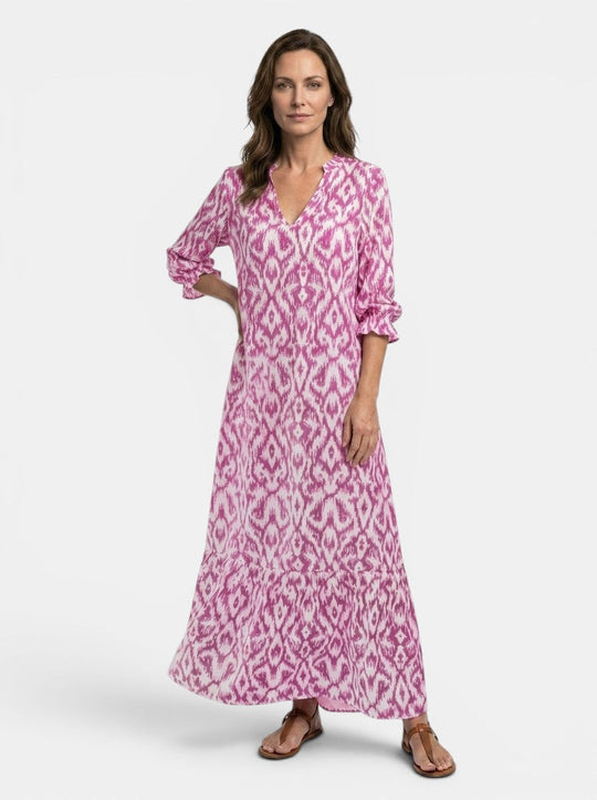 Velvette Flowing Viscose Maxi Dress