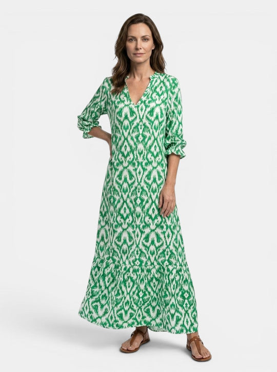 Velvette Flowing Viscose Maxi Dress