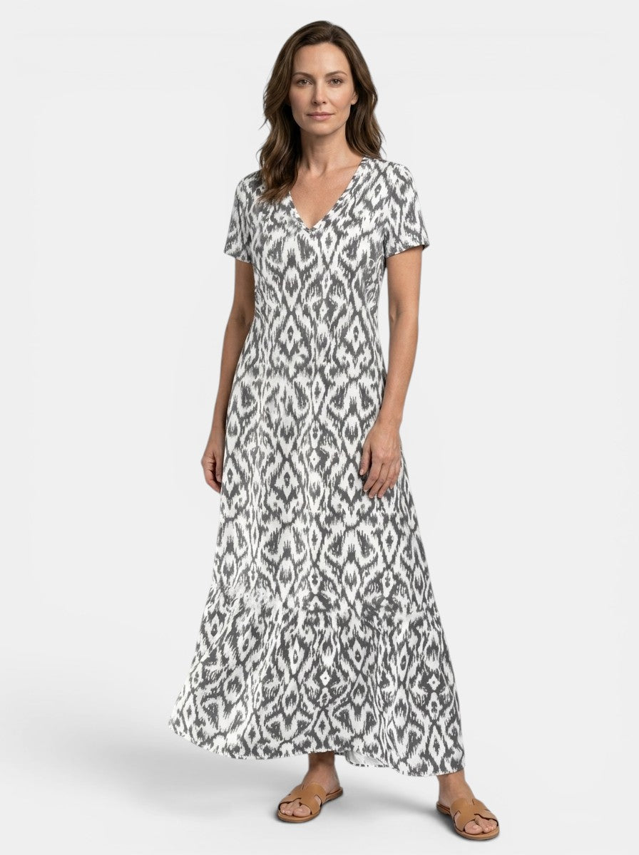 Velvette Flowing Viscose Maxi Dress