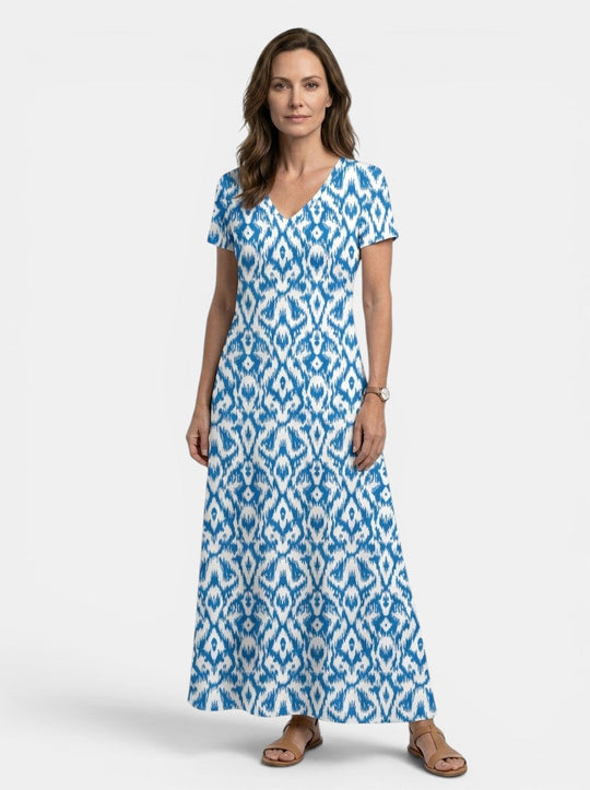 Velvette Flowing Viscose Maxi Dress