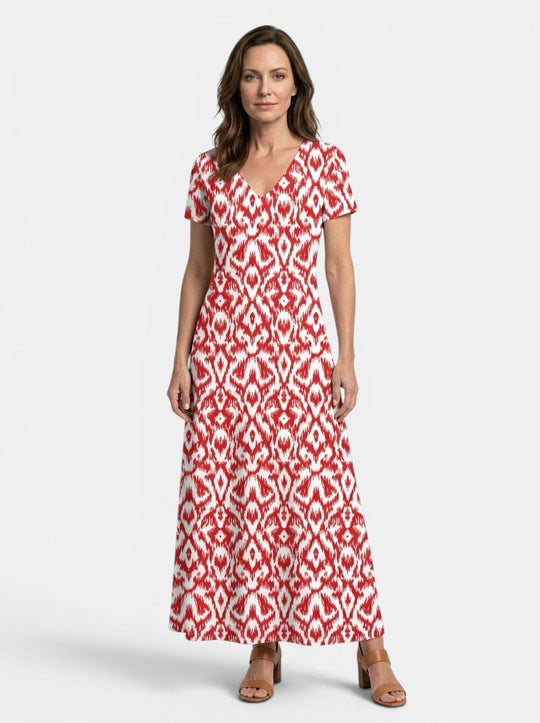 Velvette Flowing Viscose Maxi Dress