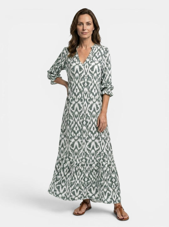 Velvette Flowing Viscose Maxi Dress