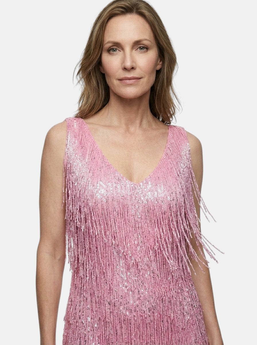 Iris V- Neck Cocktail Mini Dress