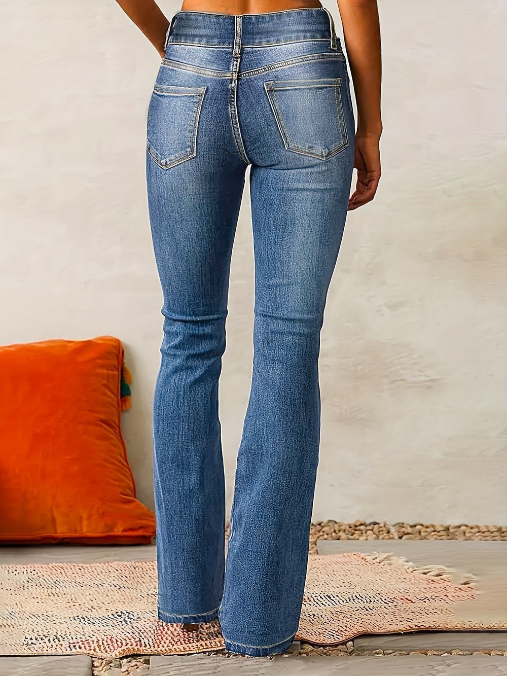 Vela High Waist Stretch Denim Jeans