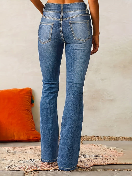 Vela High Waist Stretch Denim Jeans