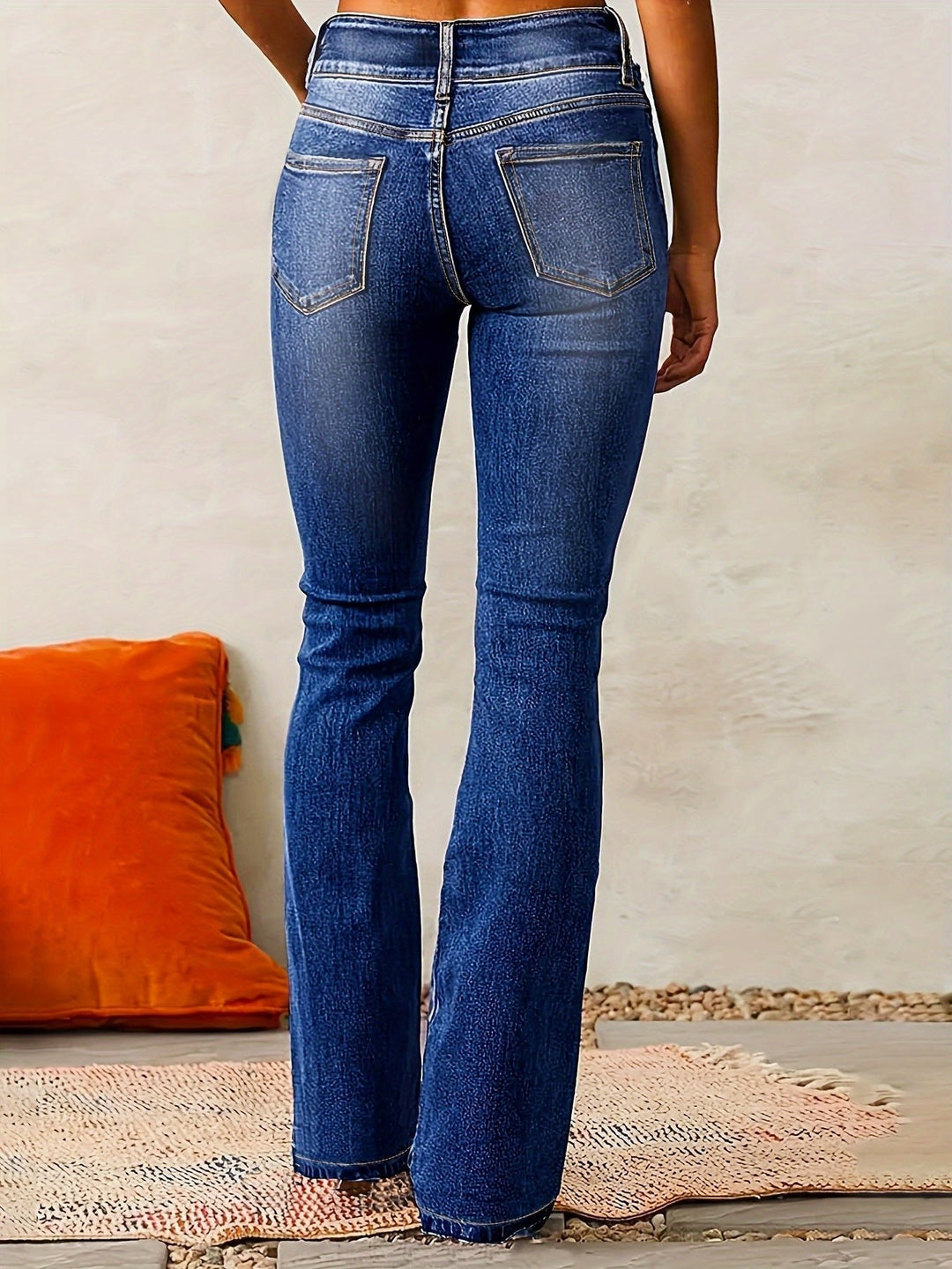 Vela High Waist Stretch Denim Jeans