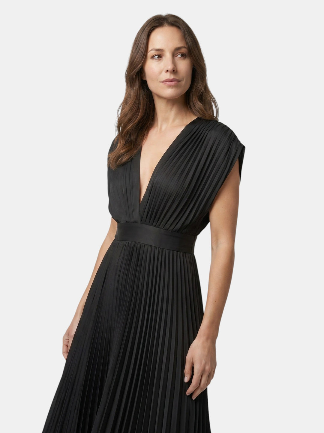 Arissa Pleated Maxi Dress