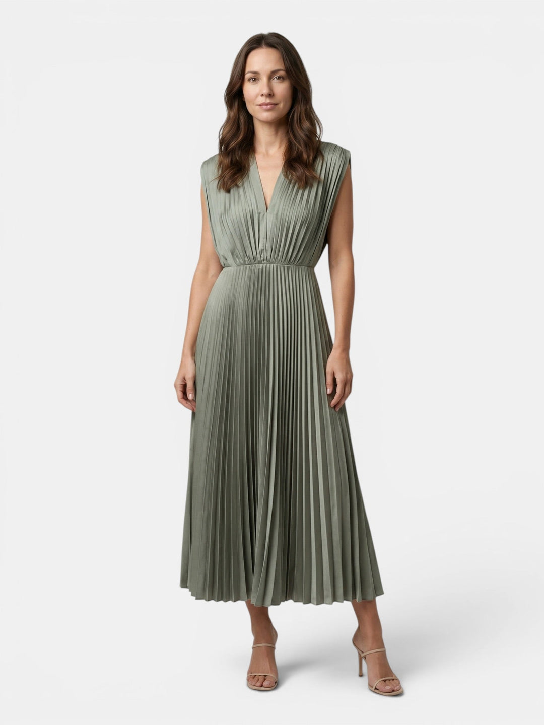 Arissa Pleated Maxi Dress