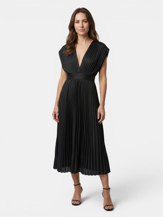 Arissa Pleated Maxi Dress