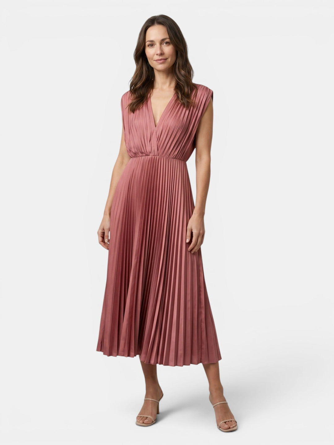 Arissa Pleated Maxi Dress