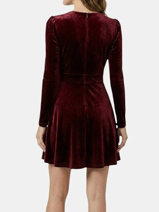 Anemoon Velvet Flare Dress