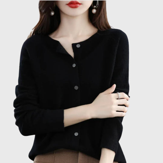 Raine Round Neck Cardigan