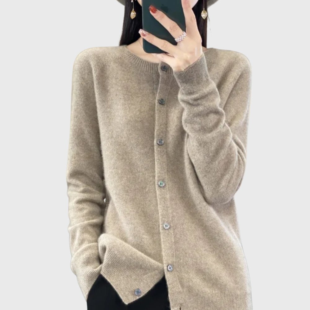 Raine Round Neck Cardigan