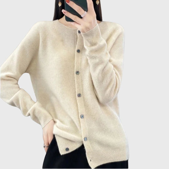 Raine Round Neck Cardigan