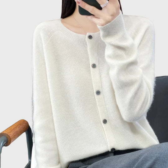 Raine Round Neck Cardigan