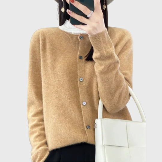 Raine Round Neck Cardigan