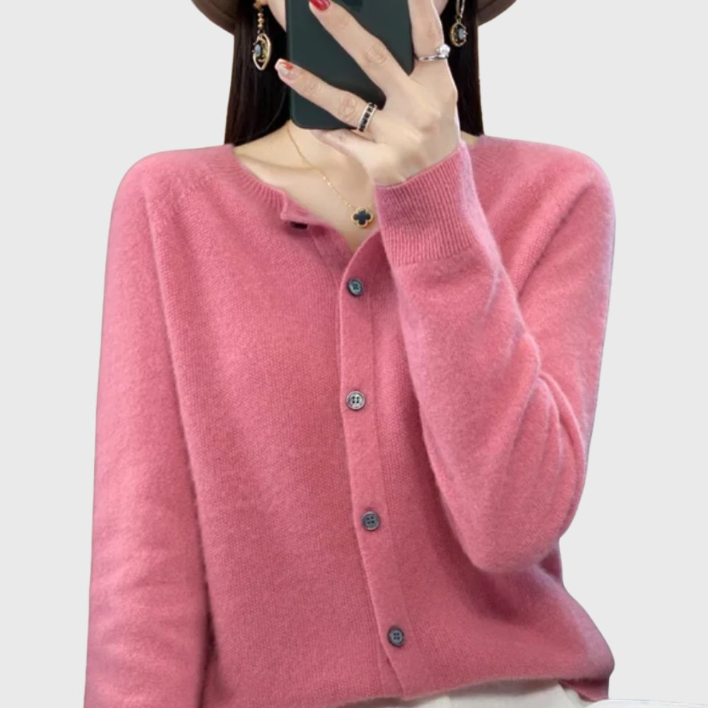 Raine Round Neck Cardigan