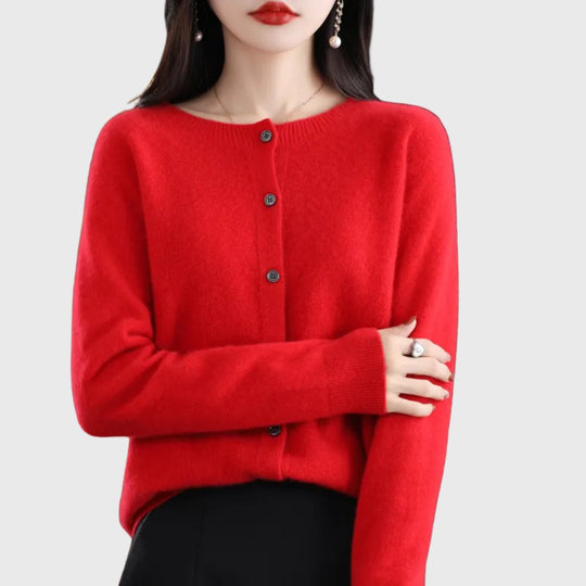 Raine Round Neck Cardigan