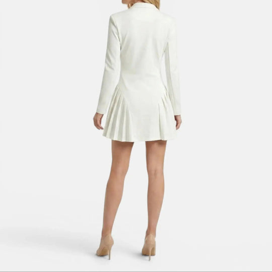 Orchid White Blazer Mini Dress