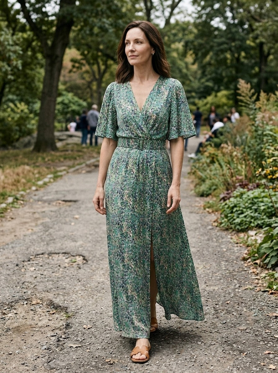 Pearal Rayon Maxi Dress