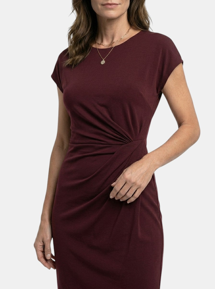 Camille Wrap Bodycon Midi Dress