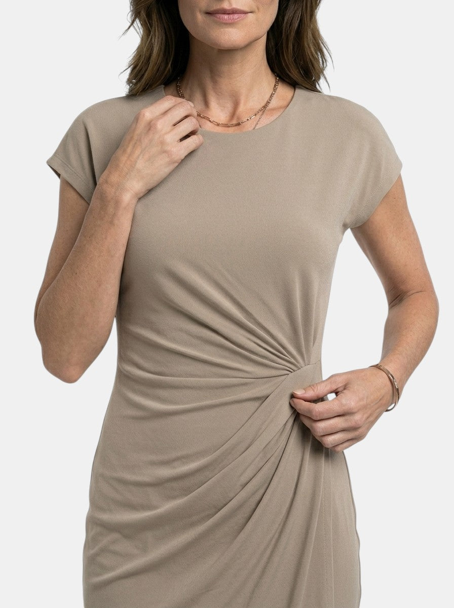 Camille Wrap Bodycon Midi Dress