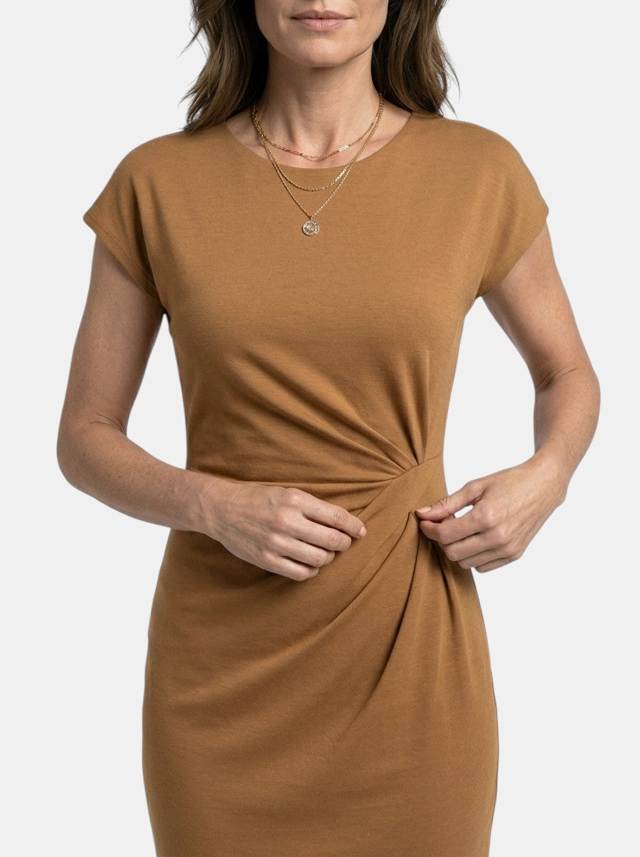 Camille Wrap Bodycon Midi Dress