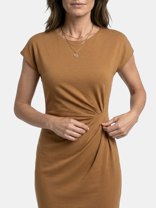 Camille Wrap Bodycon Midi Dress
