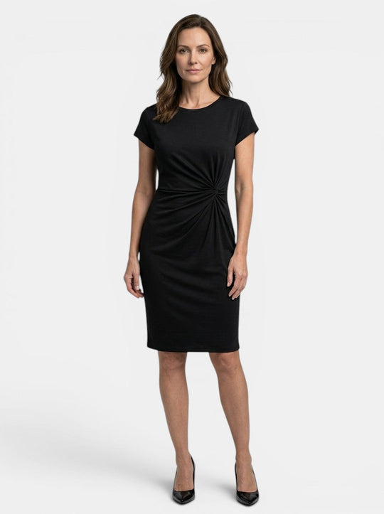 Camille Wrap Bodycon Midi Dress