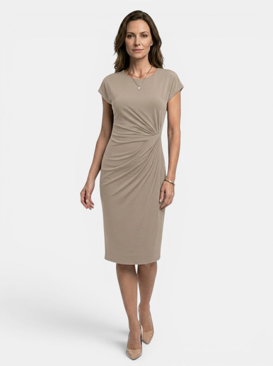 Camille Wrap Bodycon Midi Dress