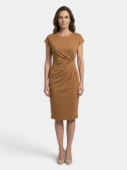 Camille Wrap Bodycon Midi Dress